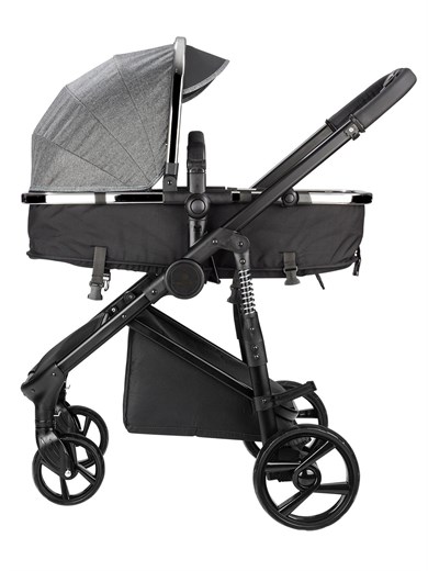 Baby Care Elentra Chrome Travel Sistem Bebek Arabası Siyah