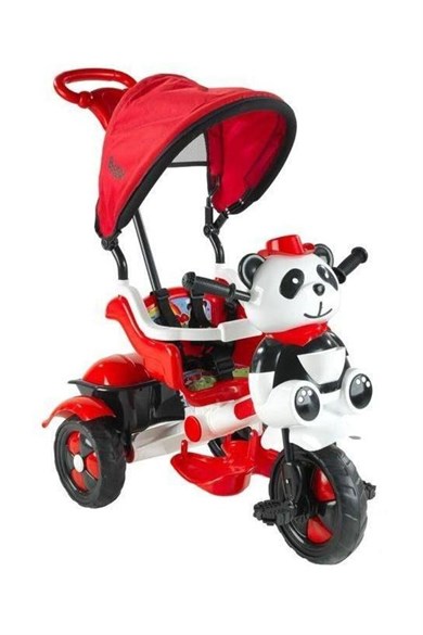Babyhope Little Panda Bisiklet Kırmızı Beyaz